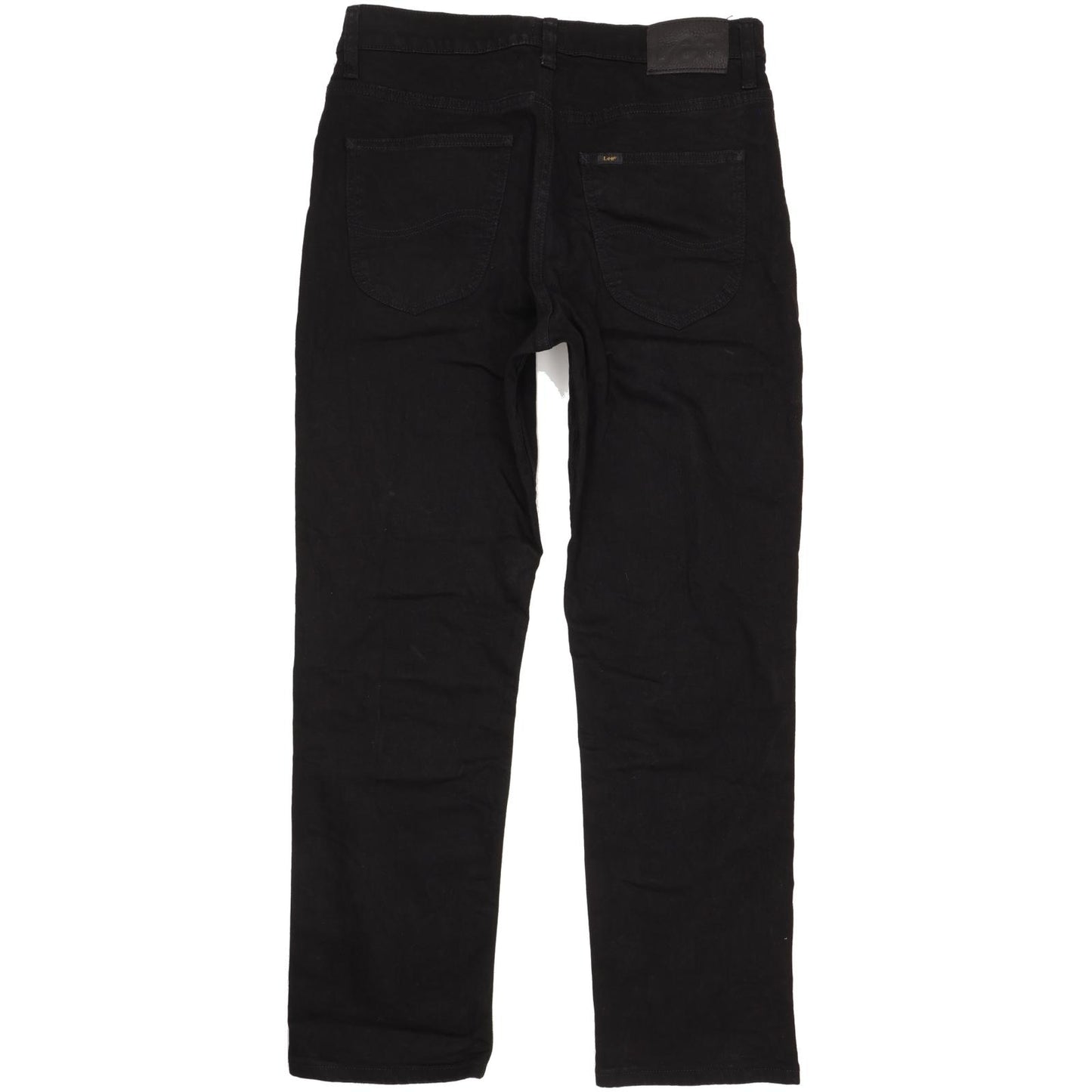 Lee Brooklyn Men Black Straight Regular Stretch Jeans W34 L30