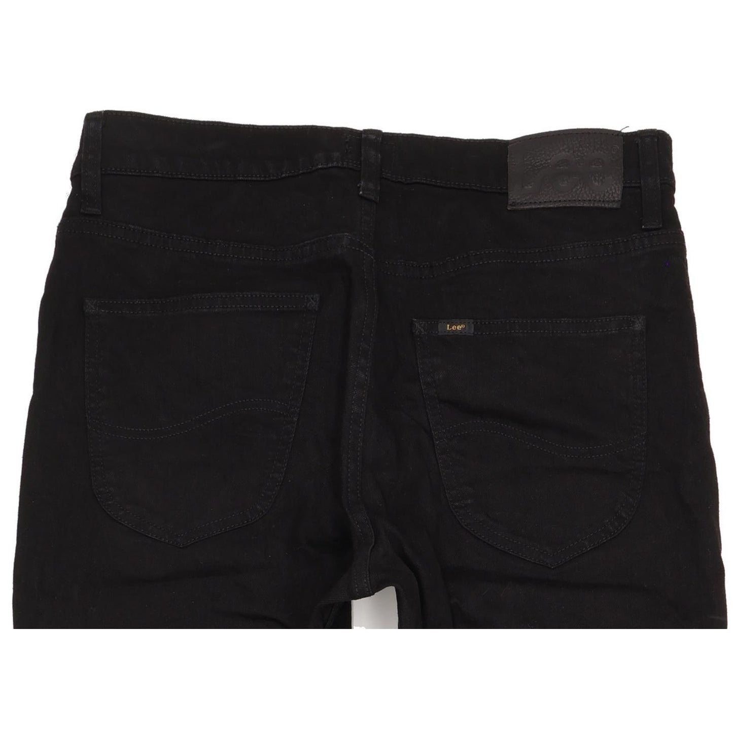 Lee Brooklyn Men Black Straight Regular Stretch Jeans W34 L30