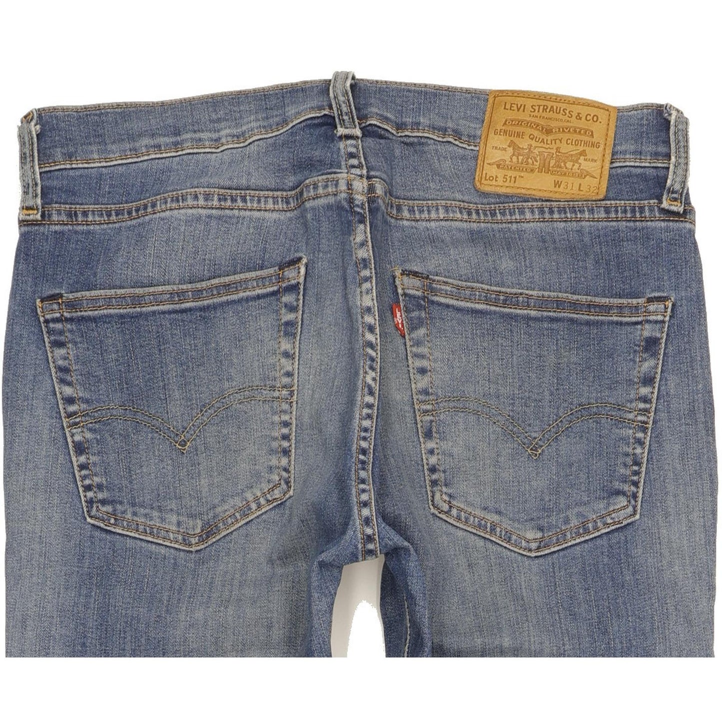 Levi's 511 Men Blue Straight Slim Stretch Jeans W31 L32