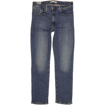 Levi's 724 Blue Straight Slim Stretch Jeans High Waisted W32 L30