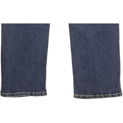 Levi's 724 Blue Straight Slim Stretch Jeans High Waisted W32 L30