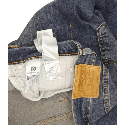 Levi's 724 Blue Straight Slim Stretch Jeans High Waisted W32 L30