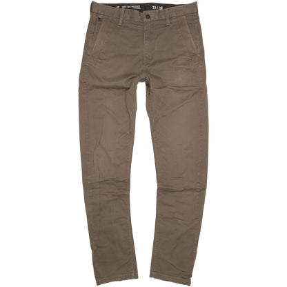 G-Star Bronson Men Brown Tapered Regular Chino Stretch Jeans W33 L34