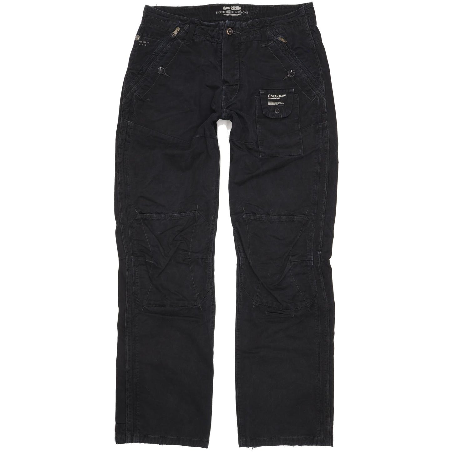 G-Star Sport Elwood Men Black Straight Regular Jeans W32 L33