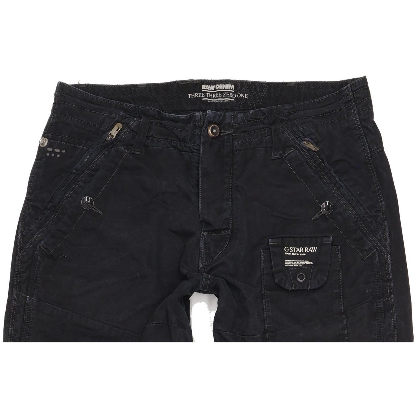 G-Star Sport Elwood Men Black Straight Regular Jeans W32 L33