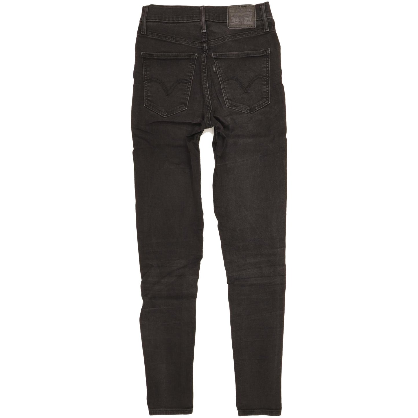 Levi's Mile Women Black Skinny Slim Stretch Jeans W25 L30