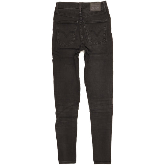 Levi's Mile Women Black Skinny Slim Stretch Jeans W25 L30