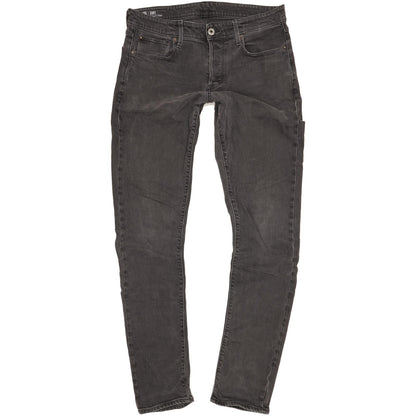 G-Star 3301 Men Charcoal Tapered Regular Stretch Jeans W34 L37