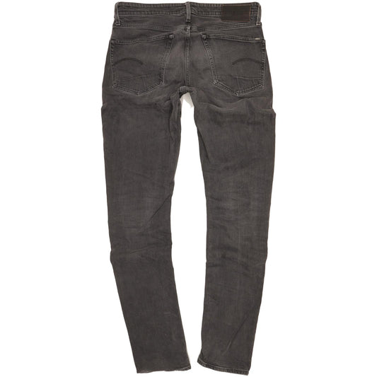 G-Star 3301 Men Charcoal Tapered Regular Stretch Jeans W34 L37