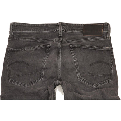 G-Star 3301 Men Charcoal Tapered Regular Stretch Jeans W34 L37