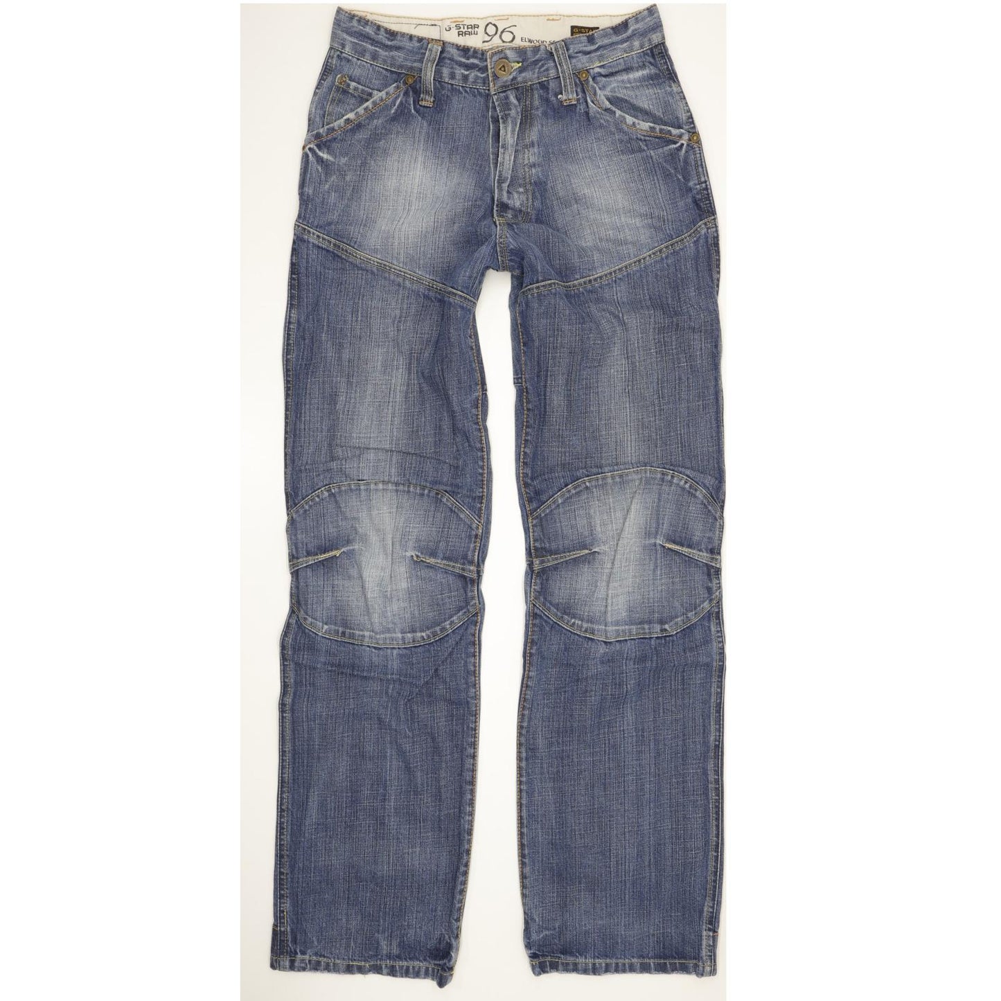G-Star Elwood Heritage Men Blue Straight Loose Jeans W31 L36