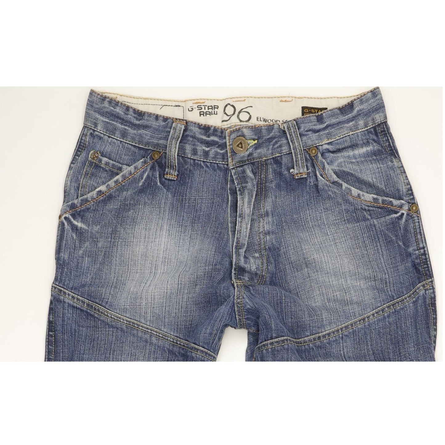 G-Star Elwood Heritage Men Blue Straight Loose Jeans W31 L36