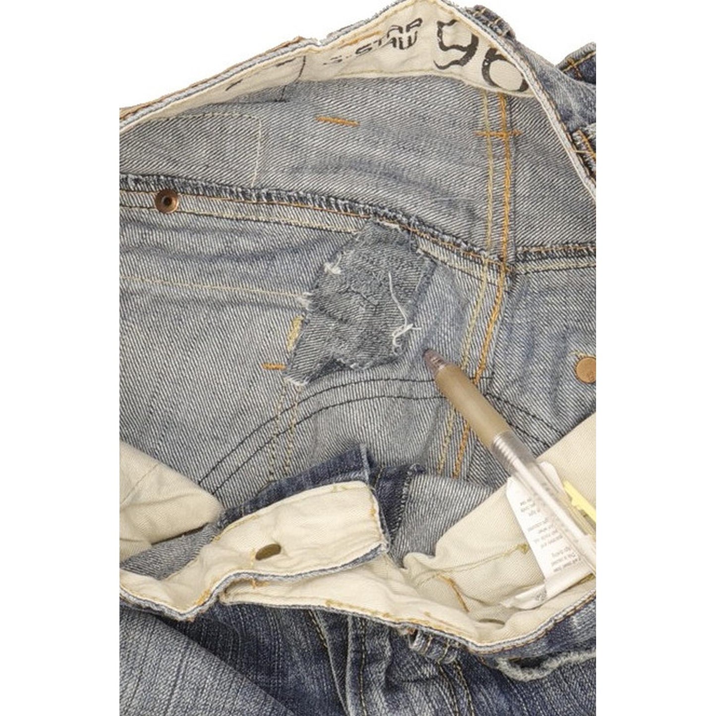 G-Star Elwood Heritage Men Blue Straight Loose Jeans W31 L36
