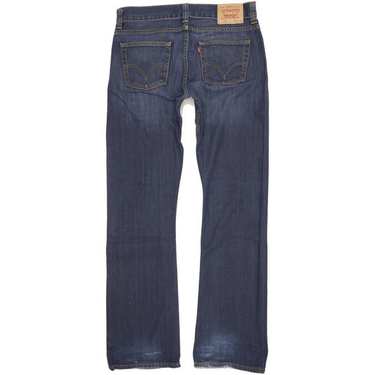 Levi's 512 Men Blue Bootcut Slim Jeans W34 L36