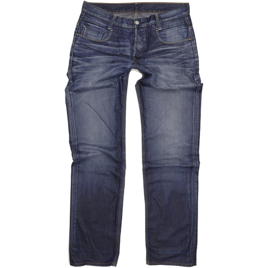 G-Star New Radar Men Blue Straight Loose Jeans W36 L38