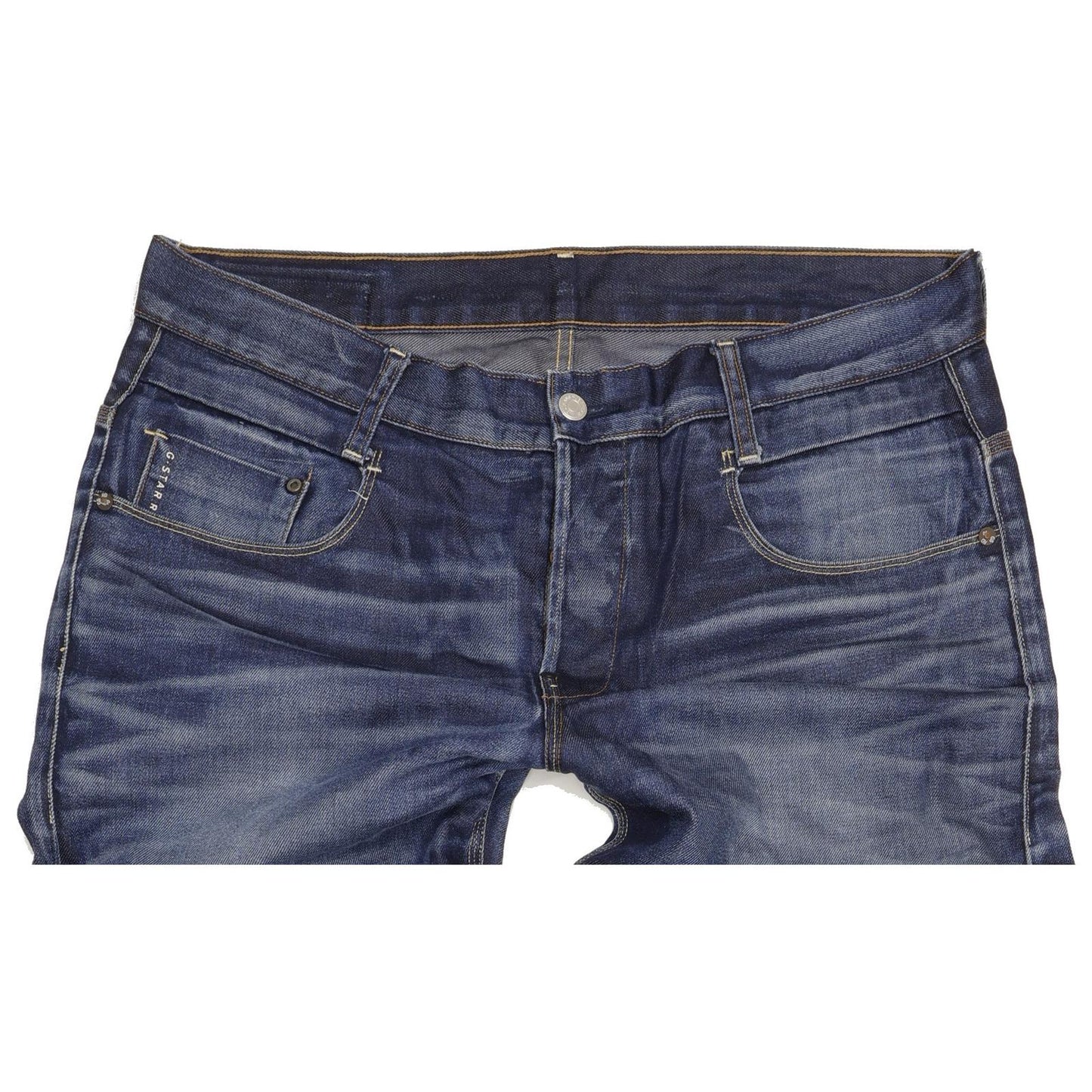 G-Star New Radar Men Blue Straight Loose Jeans W36 L38