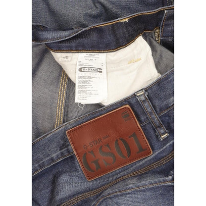 G-Star New Radar Men Blue Straight Loose Jeans W36 L38
