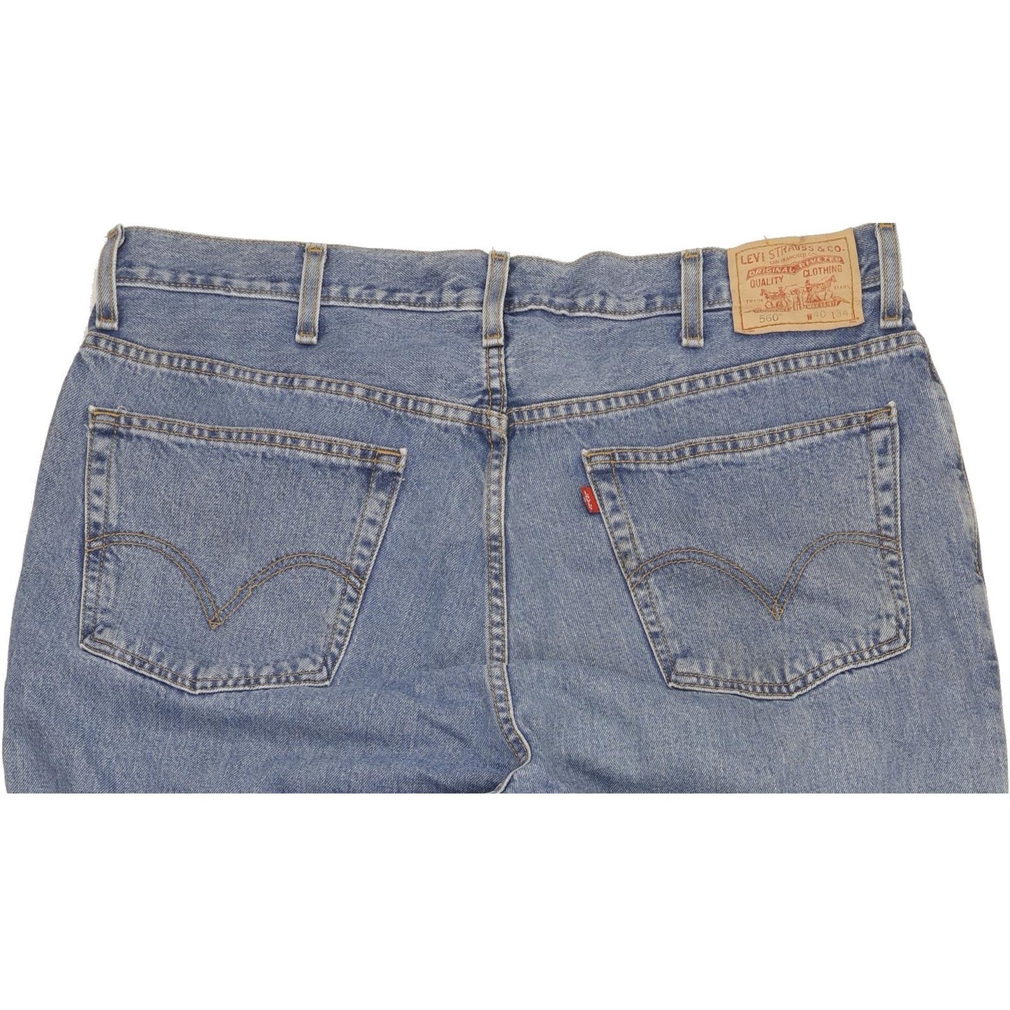 Levi's 560 Men Blue Tapered Loose Jeans W40 L34