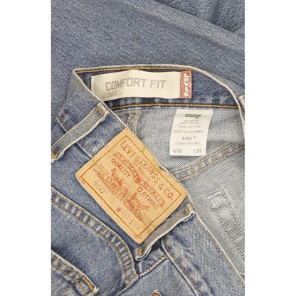 Levi's 560 Men Blue Tapered Loose Jeans W40 L34