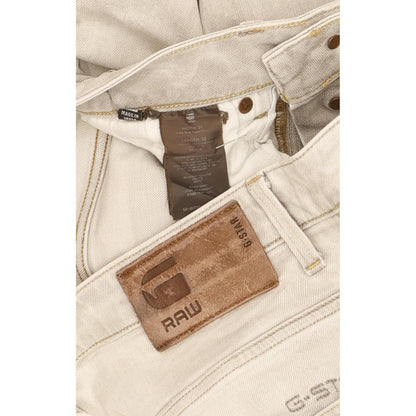 G-Star 3301 Men Grey Straight Slim Stretch Jeans W31 L30