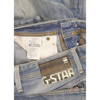 G-Star Attacc Men Blue Straight Regular Jeans W34 L36