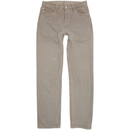 Levi's 501 Men Grey Straight Regular Jeans W31 L34