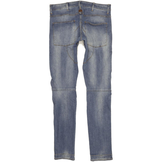 G-Star 5620 3D Men Blue Straight Slim Stretch Jeans W34 L37