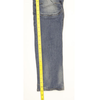G-Star 5620 3D Men Blue Straight Slim Stretch Jeans W34 L37