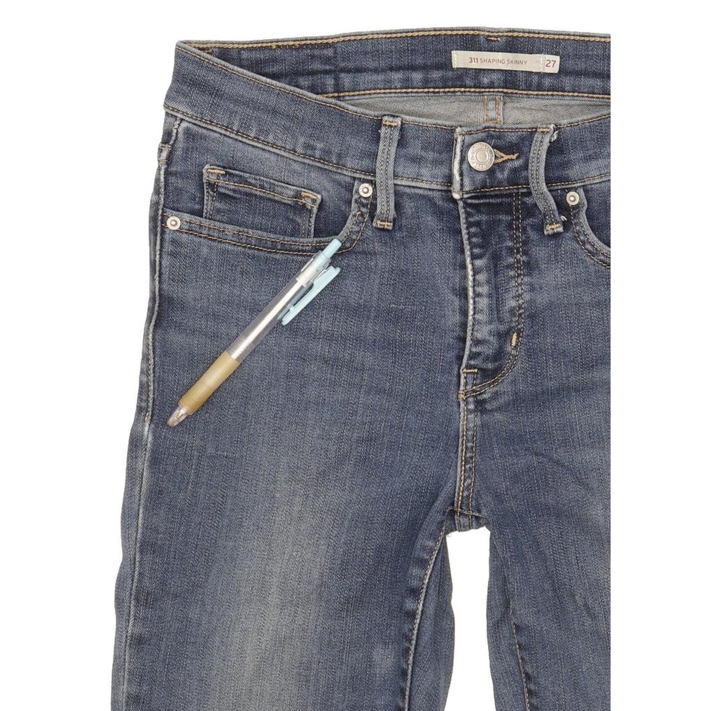 Levi's 311 Shaping Women Blue Skinny Slim Stretch Jeans W27 L30