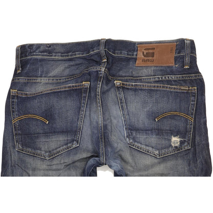 G-Star 3301 Men Blue Straight Regular Jeans W36 L36