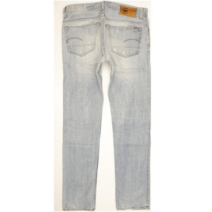 G-Star 3301 Men Blue Straight Regular Jeans W36 L36