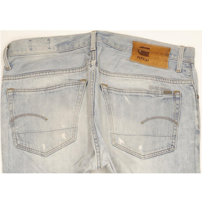 G-Star 3301 Men Blue Straight Regular Jeans W36 L36