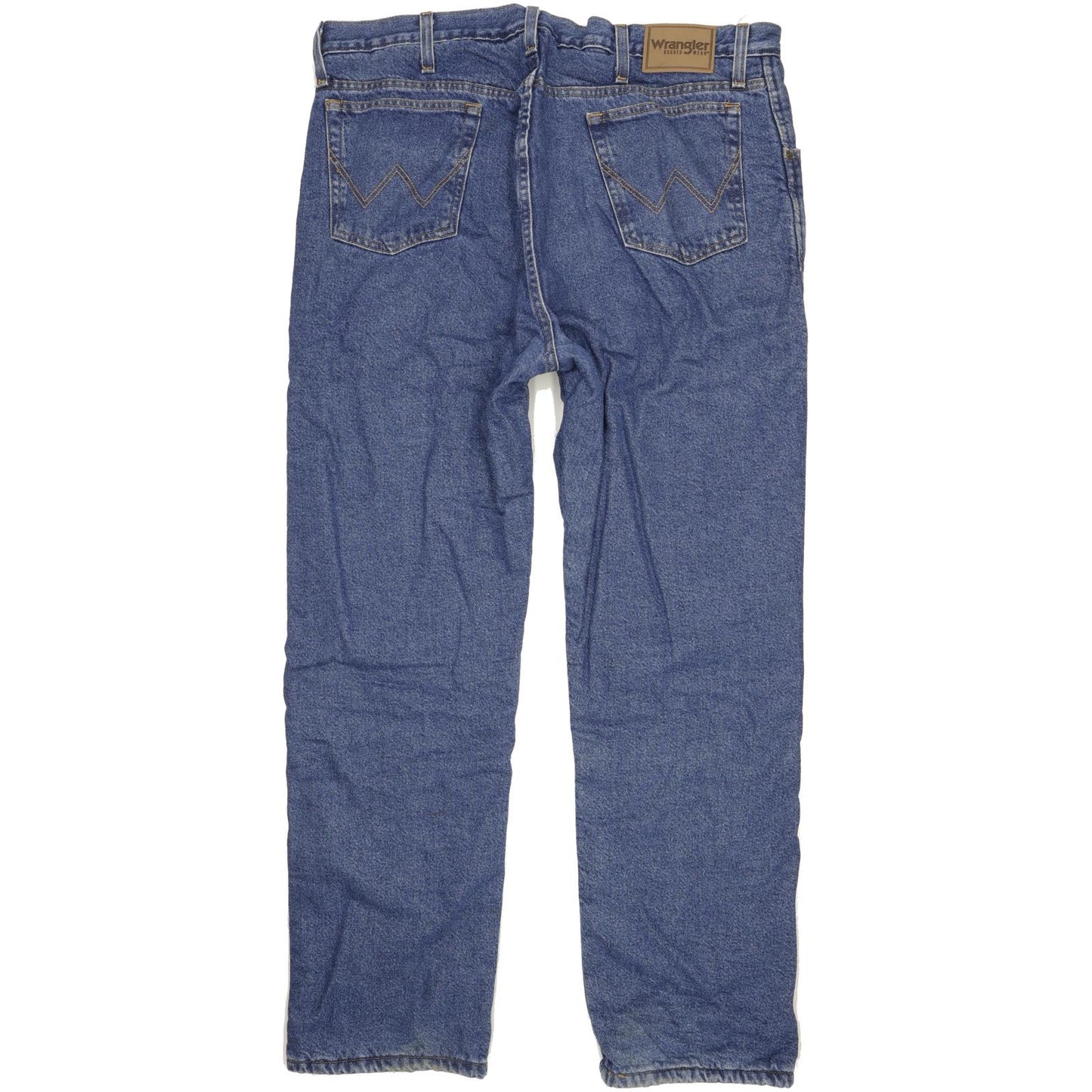Wrangler Fleece Lined Men Blue Straight Regular Jeans W40 L33