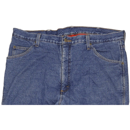 Wrangler Fleece Lined Men Blue Straight Regular Jeans W40 L33