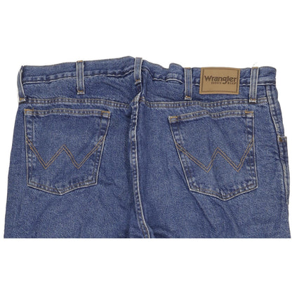Wrangler Fleece Lined Men Blue Straight Regular Jeans W40 L33