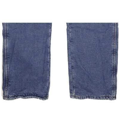 Wrangler Fleece Lined Men Blue Straight Regular Jeans W40 L33