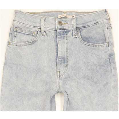 Levi's Mile Blue Skinny Slim Jeans High Waisted W27 L30