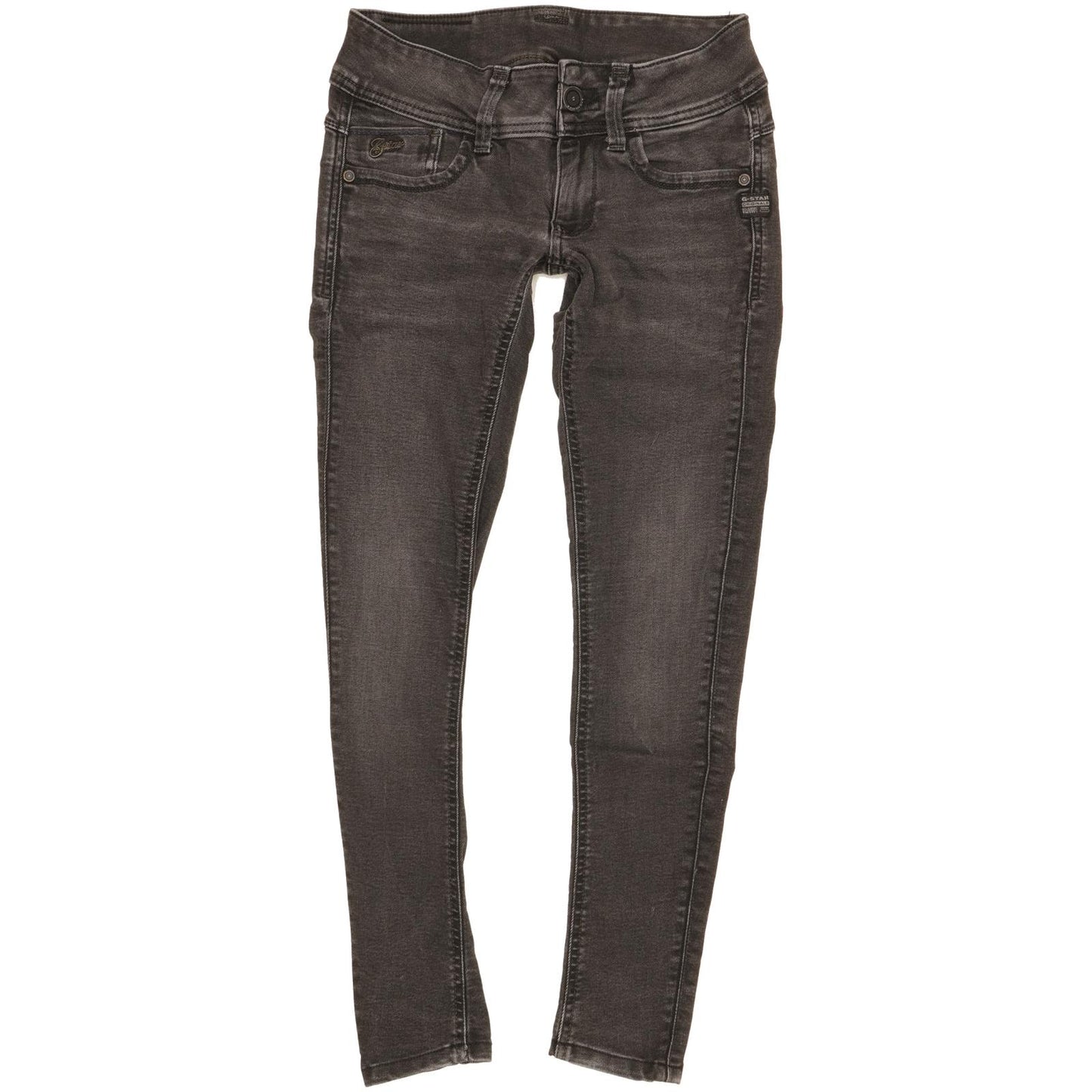 G-Star Women Black Skinny Slim Stretch Jeans W26 L27