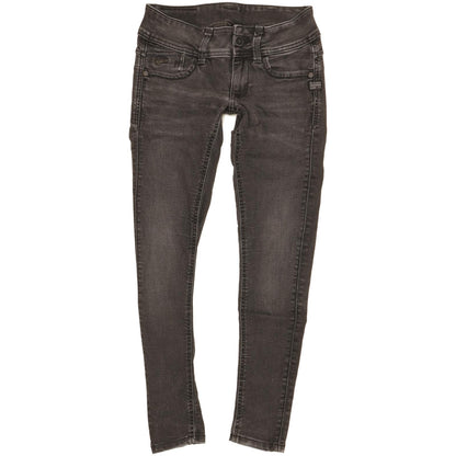 G-Star Women Black Skinny Slim Stretch Jeans W26 L27