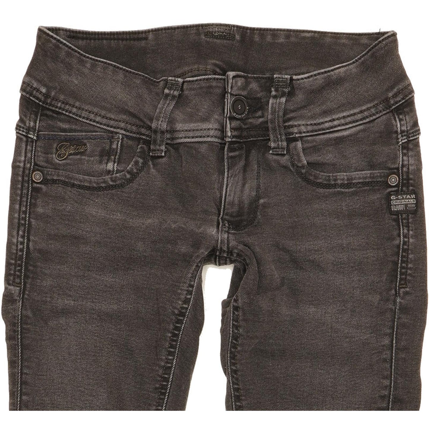 G-Star Women Black Skinny Slim Stretch Jeans W26 L27