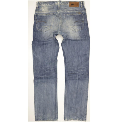 G-Star 3301 Men Blue Straight Regular Jeans W34 L37