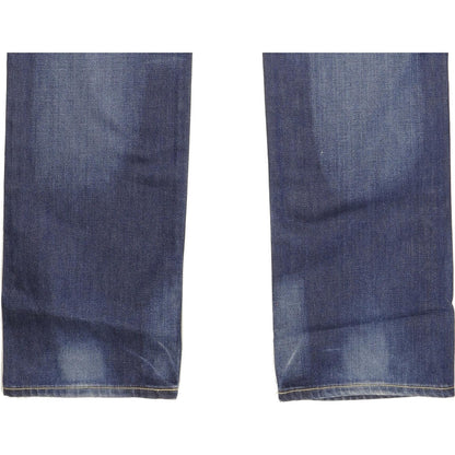 G-Star 3301 Men Blue Straight Slim Jeans W34 L36