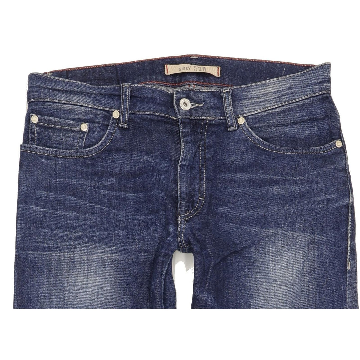 Mustang Sissy 520 Women Blue Bootcut Regular Stretch Jeans W32 L36