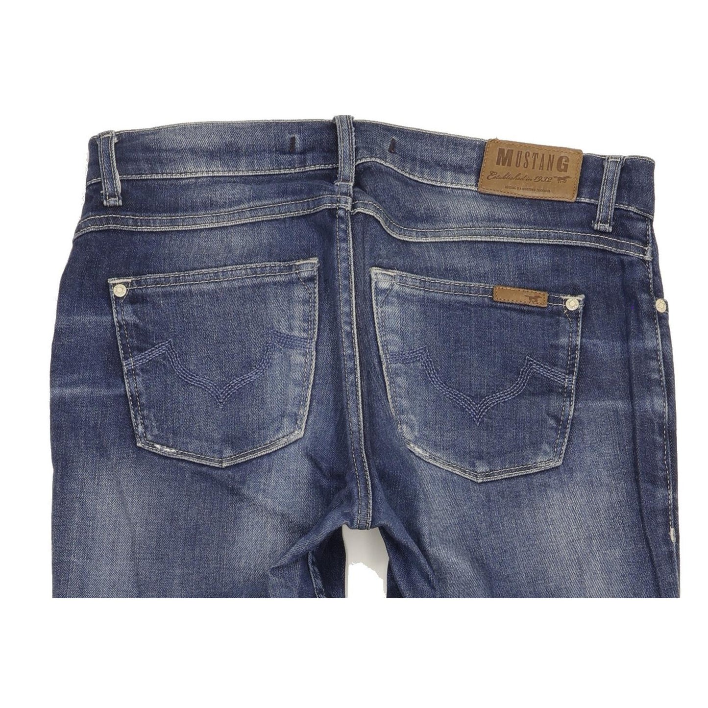 Mustang Sissy 520 Women Blue Bootcut Regular Stretch Jeans W32 L36