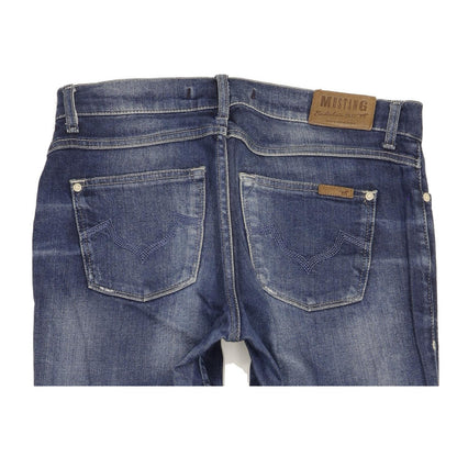 Mustang Sissy 520 Women Blue Bootcut Regular Stretch Jeans W32 L36