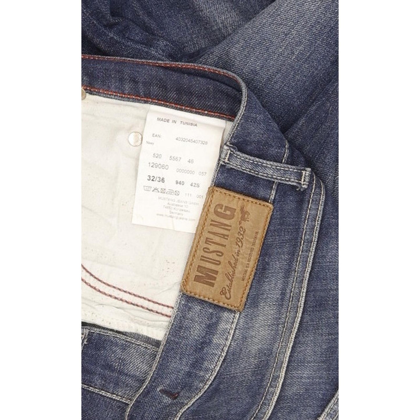 Mustang Sissy 520 Women Blue Bootcut Regular Stretch Jeans W32 L36