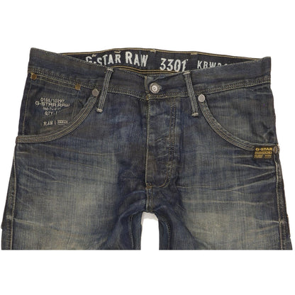 G-Star Jack Men Blue Straight Regular Jeans W34 L34