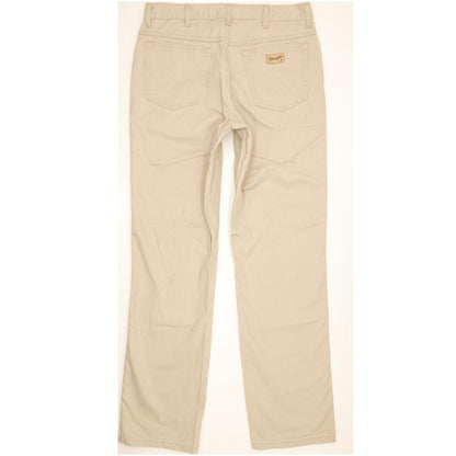 Wrangler Comfort Men Beige Straight Regular Jeans W34 L34