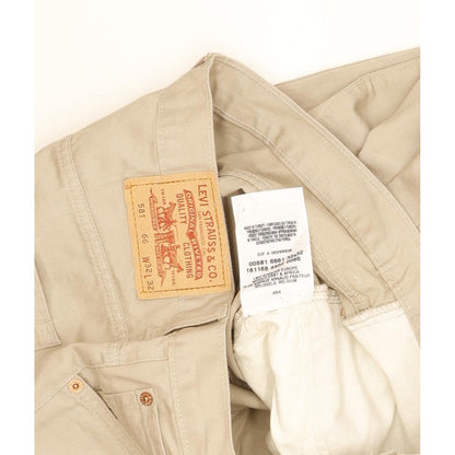 Levi's 581 Men Beige Straight Regular Jeans W32 L32