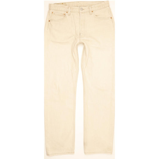 Levi's 501 Men Beige Straight Regular Jeans W34 L32